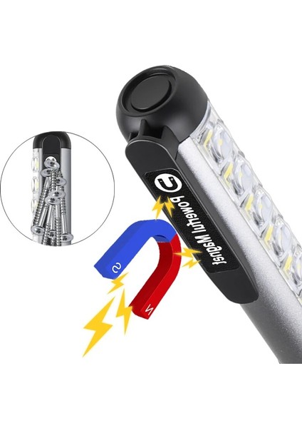 Kırmızı Mini Taşınabilir LED El Feneri USB Şarj Edilebilir Kamp Lambası Acil Durum Işığı Ayarlanabilir Penlight Su Geçirmez El Feneri (Yurt Dışından) indirimleri