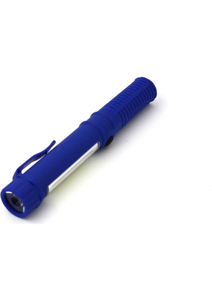 Mavi 1000 Lümen Mini Taşınabilir Fenerler Çalışma Muayene Meşaleleri Cob LED Çok Fonksiyonlu Bakım El Feneri Manyetik Taban Z40 (Yurt Dışından)