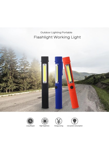 Mavi 1000 Lümen Mini Taşınabilir Fenerler Çalışma Muayene Meşaleleri Cob LED Çok Fonksiyonlu Bakım El Feneri Manyetik Taban Z40 (Yurt Dışından) fırsatları