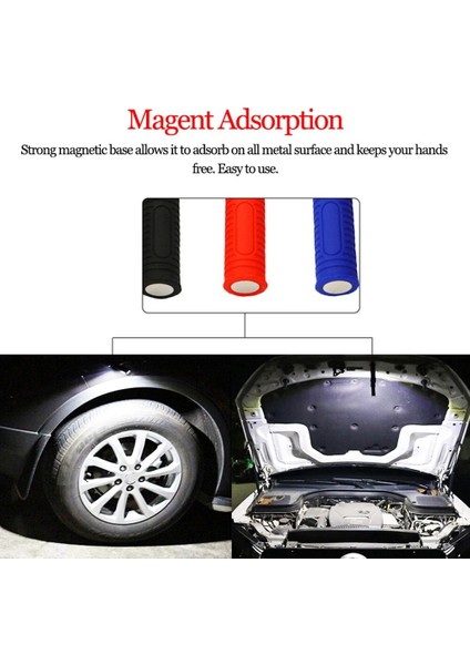 Mavi 1000 Lümen Mini Taşınabilir Fenerler Çalışma Muayene Meşaleleri Cob LED Çok Fonksiyonlu Bakım El Feneri Manyetik Taban Z40 (Yurt Dışından) indirimleri