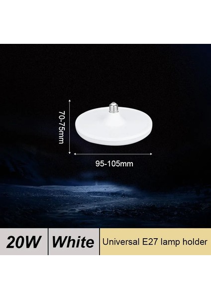60W Tarzı 20W E27 LED Ampul 220V Ufo Lambası E27 LED Lambalar Soğuk Beyaz 15W 20W 40W 50W 60W 70W Bombillas Ampul LED Ampul Işıkları Ev Aydınlatma Için (Yurt Dışından)