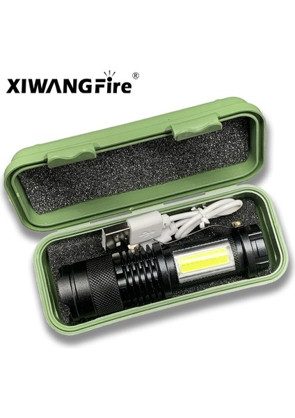 Yakınlaştırma Stili 1 Bilgisayar Taşınabilir LED El Feneri Xpe Cob Işığı Şarj Edilebilir El Feneri Dahili Pil Yakınlaştırma El Feneri 3 Modlu Kaymaz ve Su (Yurt Dışından) fırsatları