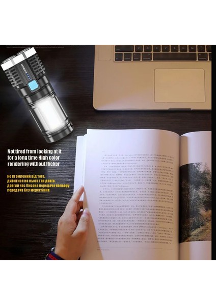 4led Yüksek Güç LED El Fenerleri USB Şarj Edilebilir LED El Feneri Torch Işık Güçlü Fener Acil Işık Dış Aydınlatma Kamp (Yurt Dışından) indirimleri