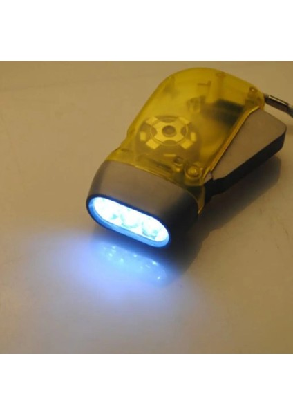 Kırmızı 3 LED El Basarak Kurmalı El Feneri Torch Işık Dinamo Krank Güç El Basın Krank Kamp Lamba Işığı Açık Ev Için (Yurt Dışından) modelleri