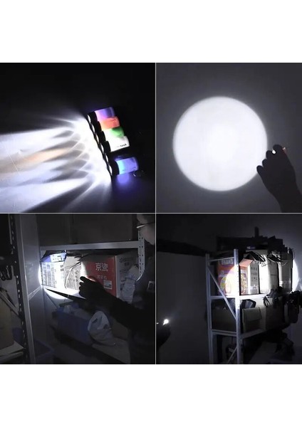 Siyah Mini LED Anahtarlık Işık El Feneri USB Şarj Edilebilir Açık Kamp Okuma Çok Renkli Anahtarlık Torch Parmak Işığı (Yurt Dışından) modelleri