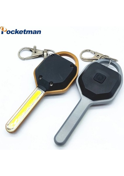 Altın Taşınabilir Cob LED Anahtarlık Işıkları Açık Acil Durum Işığı Mini Anahtarlık El Feneri Cep Boyutunda Torch Mini El Feneri (Yurt Dışından) modelleri