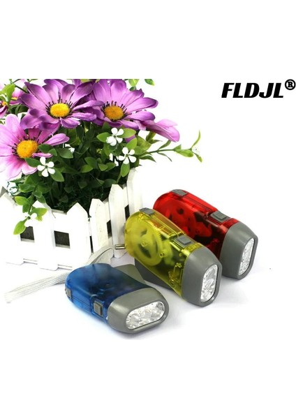 Sarı LED El Presleme Dinamo Krank Güç Wind Up El Feneri Torch Işık El Basın Krank Kamp Lamba Işığı Açık Ev Için (Yurt Dışından) indirimleri