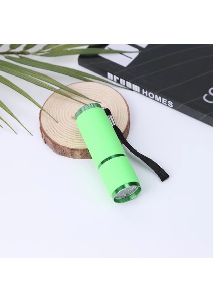 B Mini Torch 9 LED El Feneri Çocuk Yetişkin Alüminyum Alaşım Gece Balıkçılık LED Torch Kordon ile Açık Kamp Işık (Yurt Dışından) fiyatları