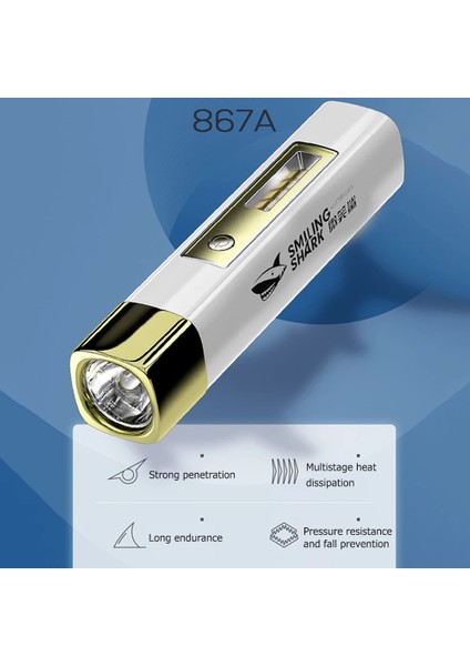 Siyah Taşınabilir LED El Feneri Torch Yüksek Güç Bankası 4 Modu Su Geçirmez USB Şarj Edilebilir Taktik El Feneri Açık Acil Durum Lambası Için (Yurt Dışından) indirimleri