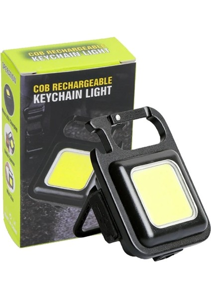 Kırmızı Mini LED El Feneri Çalışma Işığı Şarj Edilebilir Anahtarlık Işık Tirbuşon ile Taşınabilir Cep El Feneri Açık Kamp Işık (Yurt Dışından)