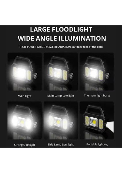 1 Adet Tarzı Altın Güneş Enerjili El Feneri Taşınabilir Açık Kamp Çalışma Işığı Şarj Edilebilir Projektör Torch Güçlü Fener Güneş Cob LED Şarj (Yurt Dışından) fırsatları