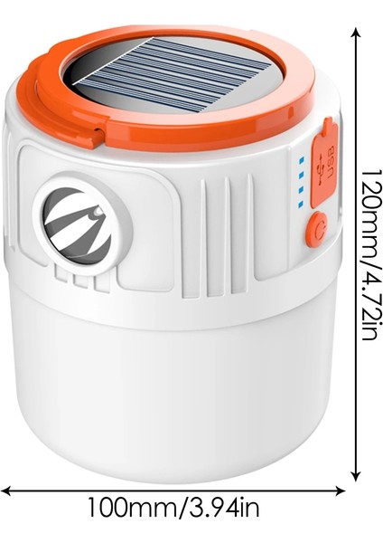 USB Pil El Fenerleri Güneş Enerjisi Şarj Edilebilir LED Kamp Feneri Güç Bankası ile Güçlü Işık Çalışma Işığı Çadır Acil Ampul (Yurt Dışından) fırsatları