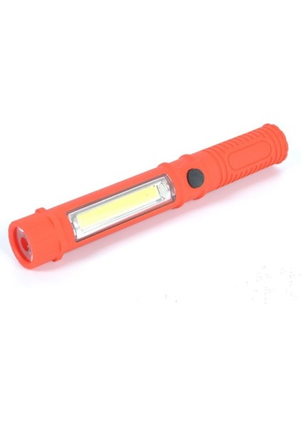 Turuncu Mini Cep Taşınabilir Cob LED El Feneri Manyetik Muayene Çalışma Lambası Su Geçirmez Çalışma Işığı Asılı Lamba Dış Mekan Araçları Için (Yurt Dışından)