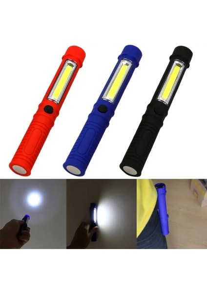 Turuncu Mini Cep Taşınabilir Cob LED El Feneri Manyetik Muayene Çalışma Lambası Su Geçirmez Çalışma Işığı Asılı Lamba Dış Mekan Araçları Için (Yurt Dışından)
