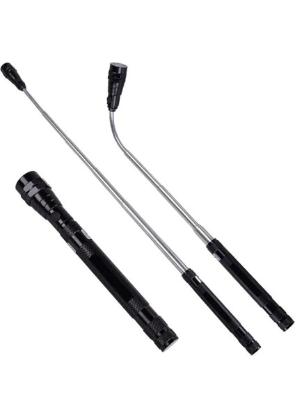 Gümüş Mıknatıs 3xled Magnetkup Aracı, Teleskopik Esnek Genişletilebilir LED El Fenerleri, Mükemmel Mekanik Toplama Araçları Hediyeler (Yurt Dışından) modelleri