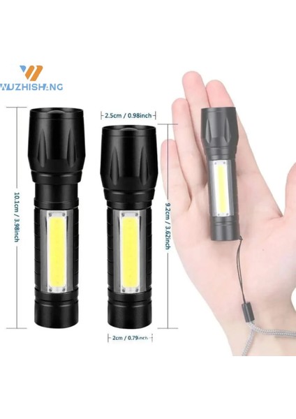 Ölü Taşınabilir Şarj Edilebilir Zoom LED El Feneri Xp-G Q5 Flaş Işıklı Torch Fener 3 Aydınlatma Modu Kamp Işık Mini LED El Feneri (Yurt Dışından) indirimleri