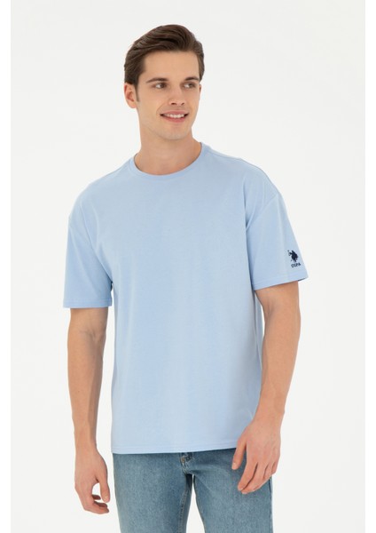 U.S. Polo Assn. Erkek Açık Mavi T-Shirt 50284630-VR003