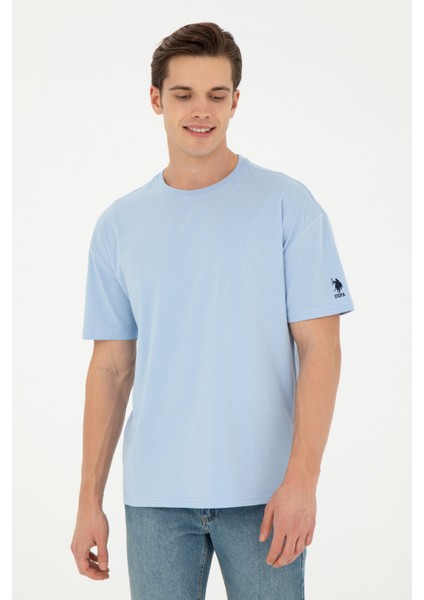 U.S. Polo Assn. Erkek Açık Mavi T-Shirt 50284630-VR003