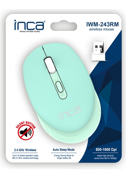 IWM-243R Candy Desing 4d Silent Wireless Mouse