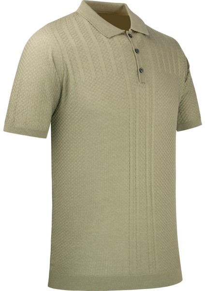 Erkek Yazlık Triko Polo Yaka Regular Kalıp