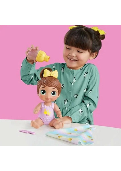 Baby Alive Bebeğimle Şampuan Eğlencesi Esmer F9120