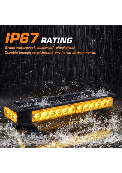 Çakar Lamba Çift Taraflı 30 LED Sarı-Sarı 12-24V / LAPA524 indirimleri
