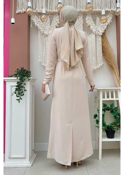 Taşlı Krep Dantel Elbise 3870 Taş fiyatları