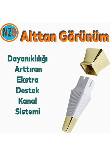 Mobilya Oturma Grubu Kanepe Sehpa Tv Ünitesi Koltuk Ayağı Baza Ayakları Beyaz Altın 20 cm modelleri