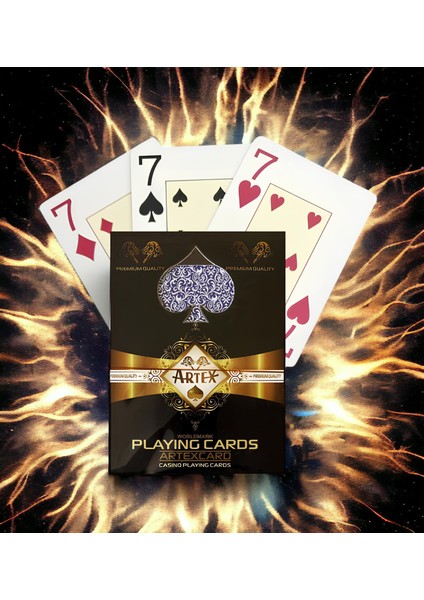 Artex Jumbo %100 Plastik Poker Oyun Kağıdı