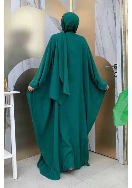 Şalıyla Birlikte Tulum ve Abaya Ikili Takım 8519 Zümrüt fiyatları