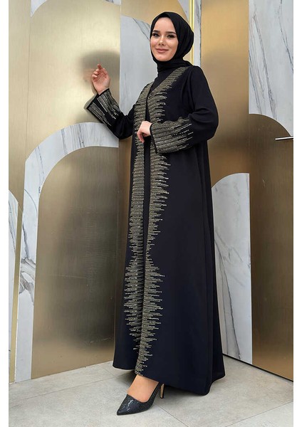 Pul Işlemeli Yelekli Elbise Takım 8498 Siyah fiyatları