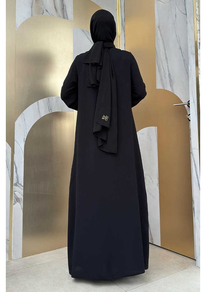 Pul Işlemeli Yelekli Elbise Takım 8498 Siyah modelleri