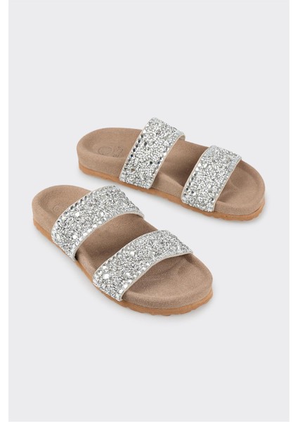 Bej Deri Kadın Terlik fiyatları