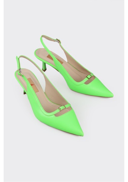 Yeşil Kadın Topuklu Ayakkabı fiyatları