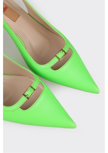 Yeşil Kadın Topuklu Ayakkabı fırsatları