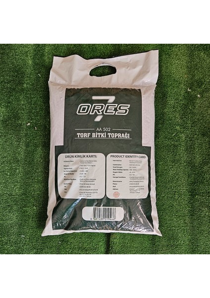 Ores 10 Litre Torf İç Dış Mekan Bitki Toprağı Çiçek Toprağı Azot Kaynağı Torf Toprağı