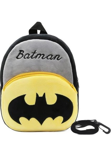 Batman Figürlü Peluş Sırt Çantası 22 cm