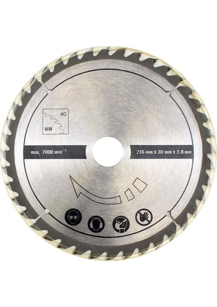 HM90MP Için Multi Kesim Daire Testere 216X30X2.8 mm 40 Diş
