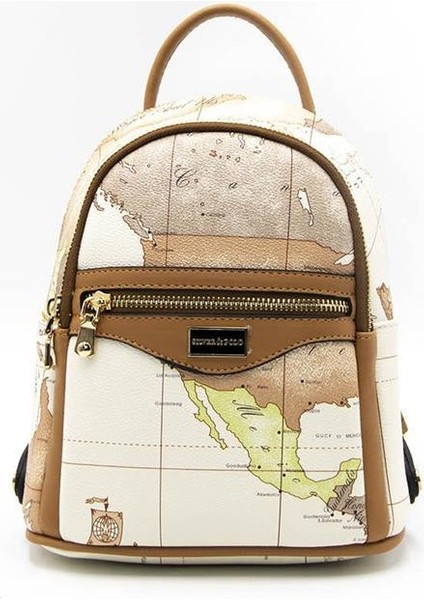 Bej - A.taba SP983 Kadın Sırt Çantası