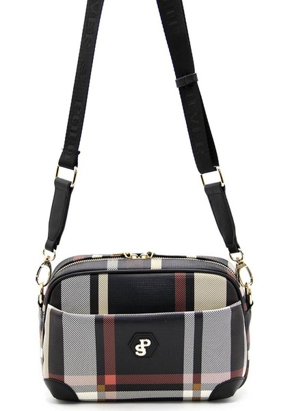 Siyah - Siyah SP1094 Kadın Çapraz Çanta