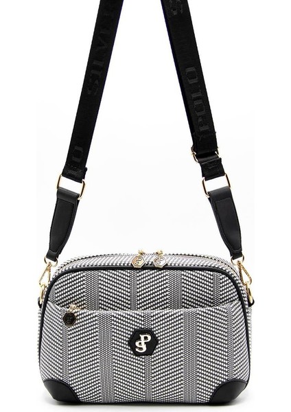 Siyah Beyaz - Siyah SP1094 Kadın Çapraz Çanta fiyatları