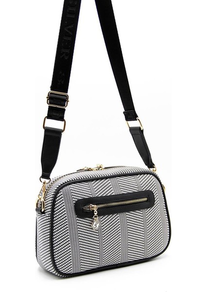 Siyah Beyaz - Siyah SP1094 Kadın Çapraz Çanta fırsatları