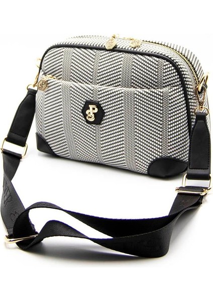 Siyah Beyaz - Siyah SP1094 Kadın Çapraz Çanta indirimleri
