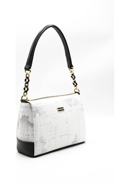 Beyaz - Antrasit SP910 Kadın Çapraz Çanta modelleri