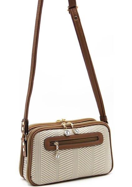 Bej - Taba SP899 Kadın Çapraz Çanta indirimleri