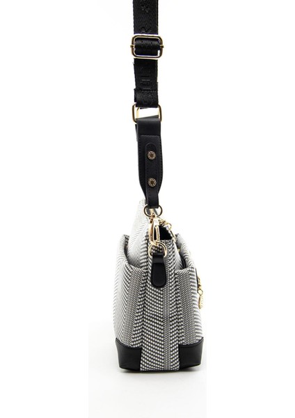 Siyah Beyaz - Siyah SP1110 Kadın Çapraz Çanta modelleri