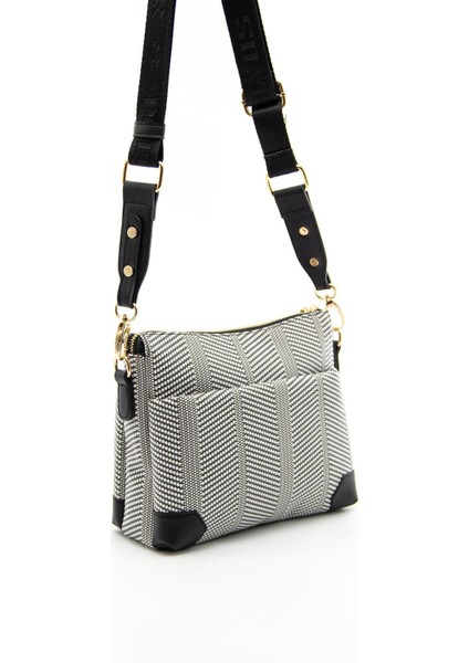 Siyah Beyaz - Siyah SP1110 Kadın Çapraz Çanta indirimleri