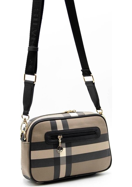 Kahve - Siyah SP1094 Kadın Çapraz Çanta fırsatları