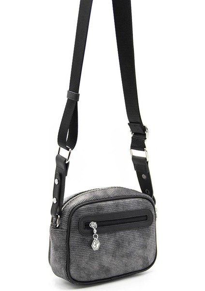 M.gümüş - Siyah SP1111 Kadın Çapraz Çanta indirimleri