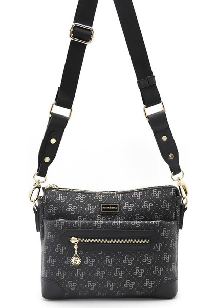 Siyah Platin - Siyah SP1110 Kadın Çapraz Çanta